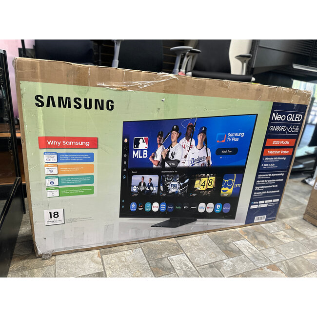 Samsung 65" Samsung 4K Neo QLED HDR Smart QN65QN80FDFXZA