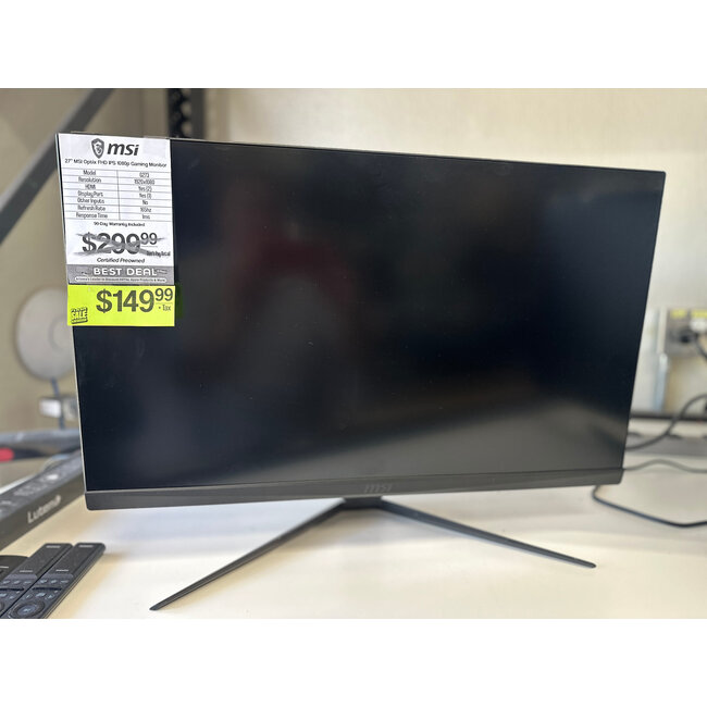 msi 27" MSI Optix FHD 1080p Gaming Monitor G273