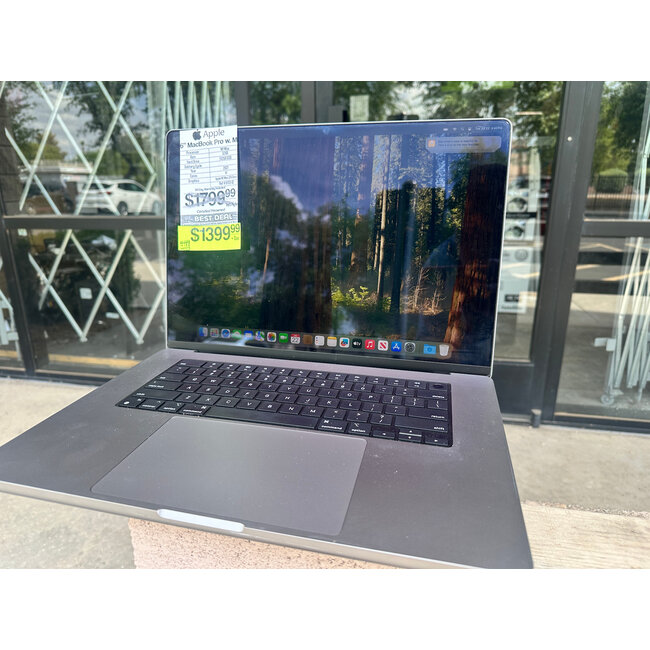 Apple 16" MacBook Pro Retina M1 Max 10-Core CPU, 24-Core GPU, 32GB Ram, 512GB SSD 2021