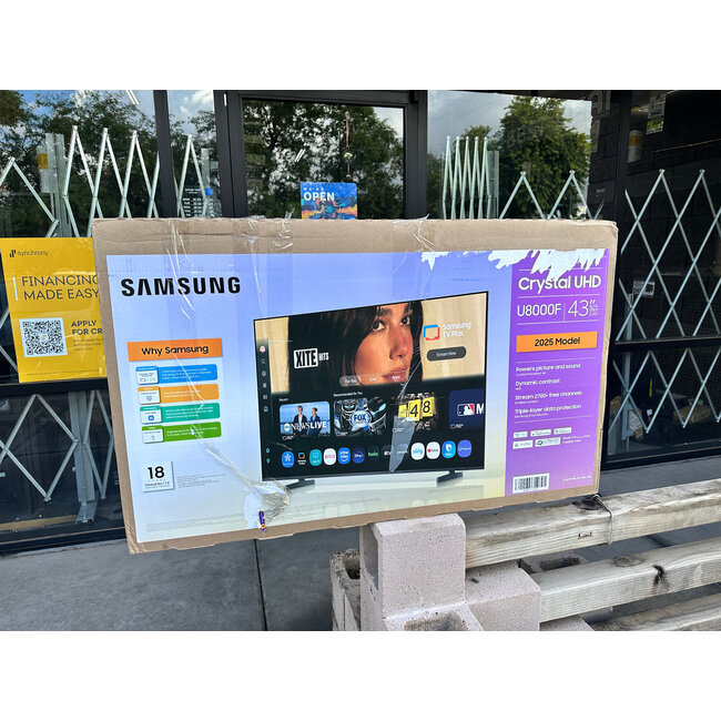Samsung 43" Samsung 4K LED HDR Smart UN43U8000FFXZA