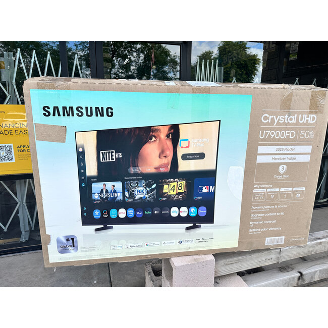 Samsung 50" Samsung 4K LED HDR Smart UN50U7900FFXZA