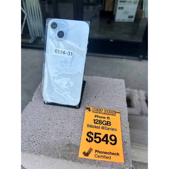 Apple Apple iPhone 15 Unlocked 128GB (Various Colors)
