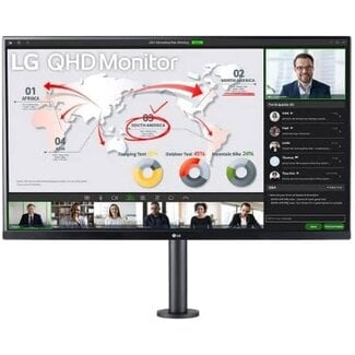 LG 32" LG QHD Monitor IPS Monitor with USB Type-C 32QP880-B