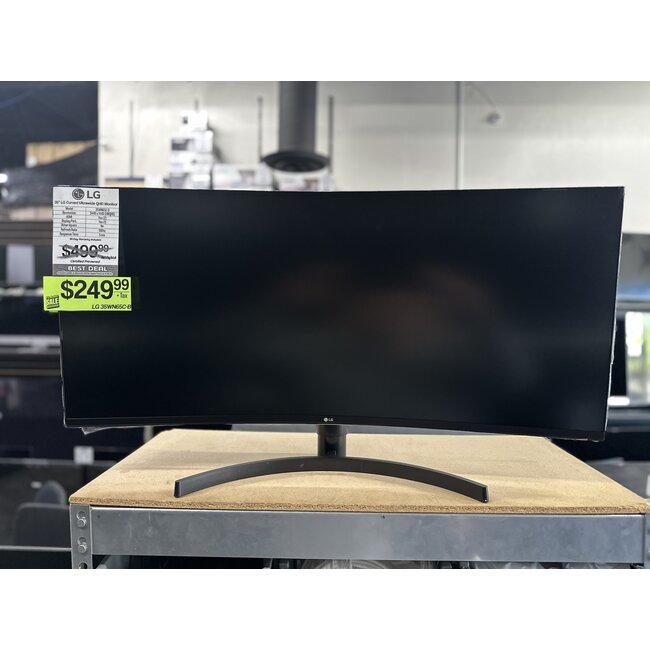 LG 35" LG Curved UltraWide QHD HDR Monitor with FreeSync 35WN65C-B