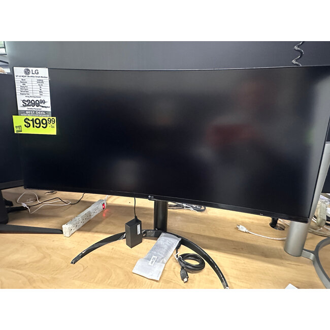 LG 34" LG Ultrawide Curve WQHD Monitor w. Smart Features 34SR65QC