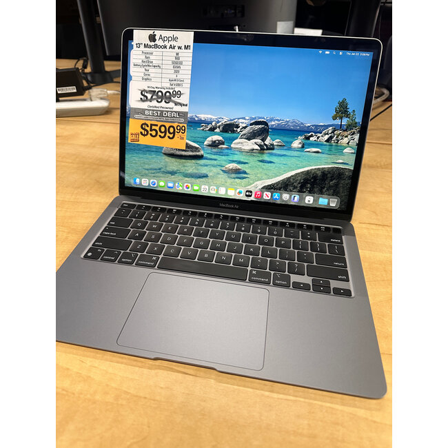 13" MacBook Air Retina 3.2 M1 16GB Ram 512GB SSD 2020