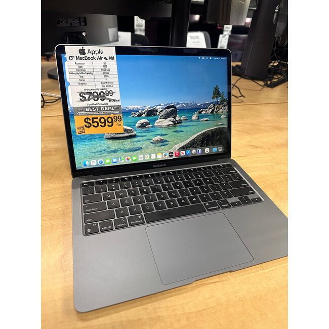 13" MacBook Air Retina 3.2 M1 16GB Ram 512GB SSD 2020