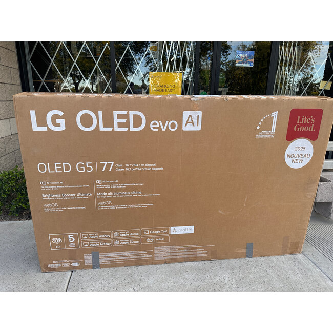 LG 77" LG 4K OLED HDR Smart OLED77G5WUA