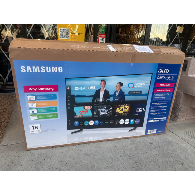 Samsung 55" Samsung 4K QLED HDR Smart QN55Q8FD