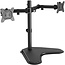 FULLY ASSEMBLED Universal Dual Monitor Stand  with Swivel, Tilt, Adjustable, VESA Stand 100 x 100mm, 75 x 75mm