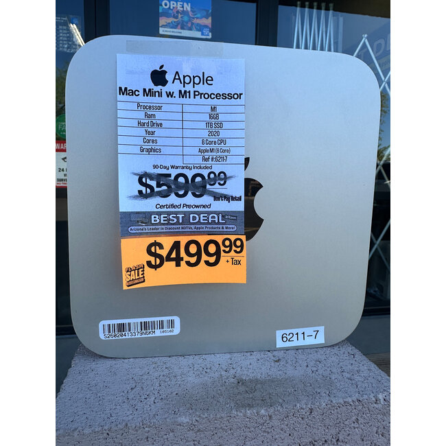 Apple Mac Mini M1 8-Core CPU, 8-Core GPU, 16GB Ram 1TB  SSD 2020