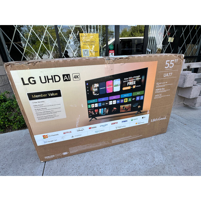 LG 55" LG 4K LED HDR Smart 55UA7700AUA/55UA7100
