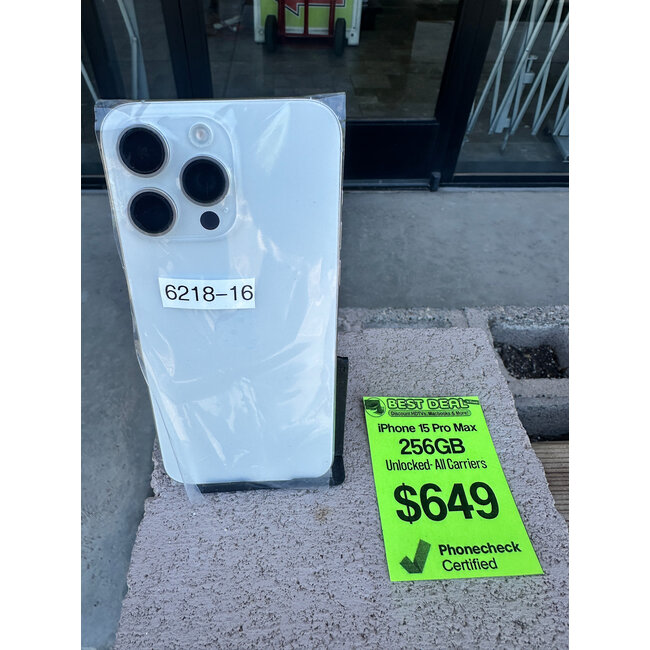 Apple Apple iPhone 15 Pro Max Unlocked 256GB (Various Colors)