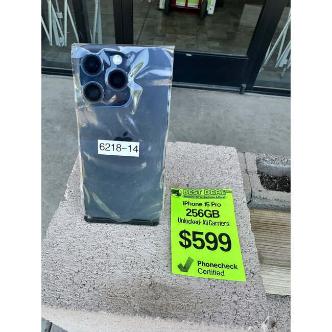 Apple Apple iPhone 15 Pro Unlocked 256GB (Various Colors)