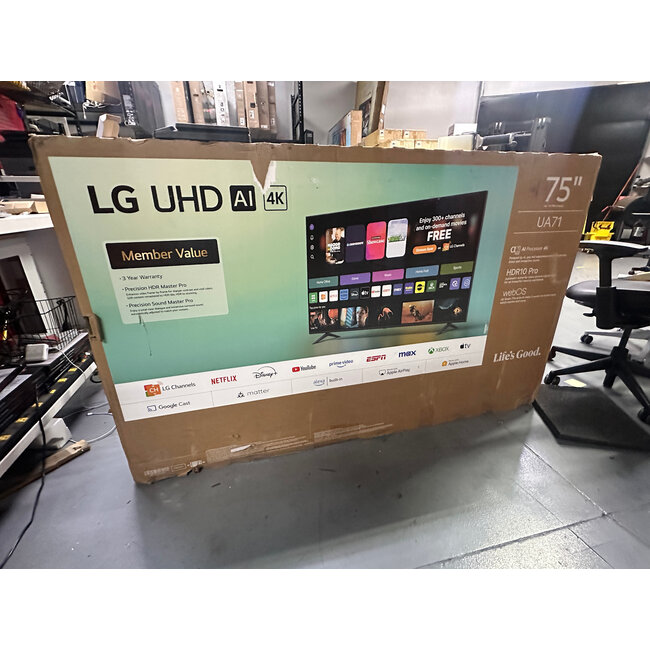 LG 75" LG 4K LED HDR Smart 75UA7700AUA/75UA7100