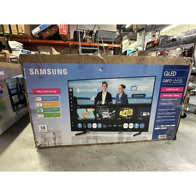 Samsung 65" Samsung 4K QLED HDR Smart QN65Q8FD