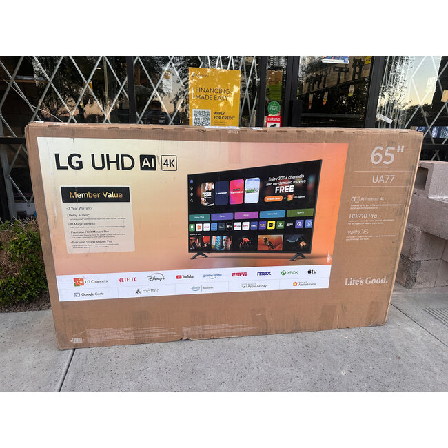 65" LG 4K LED HDR Smart 65UA7700AUA
