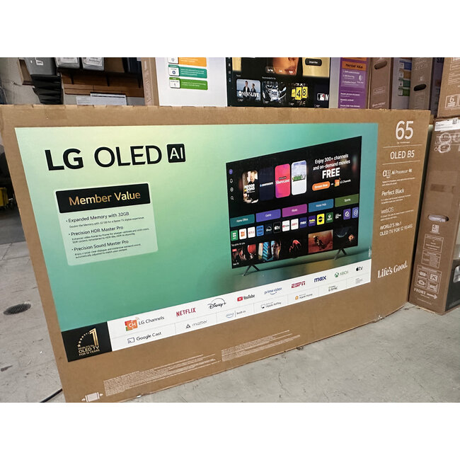 LG 65" LG 4K OLED HDR Smart OLED65B5AUA
