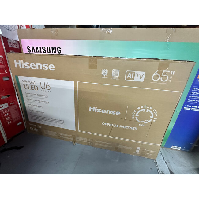 Hisense 65" Hisense 4K Mini LED QLED HDR Smart 65U65QFC