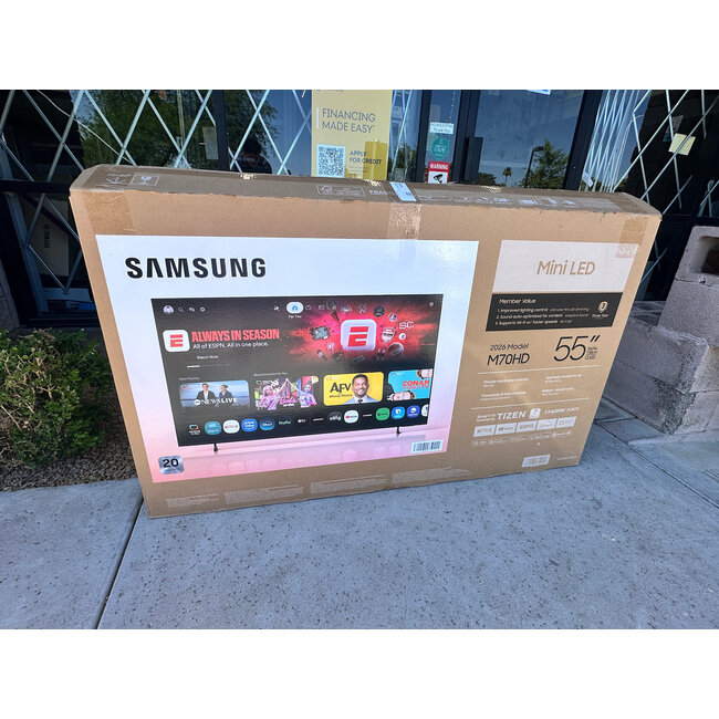 Samsung 55" Samsung 4K Mini LED HDR Smart UN55M70HDFXZA