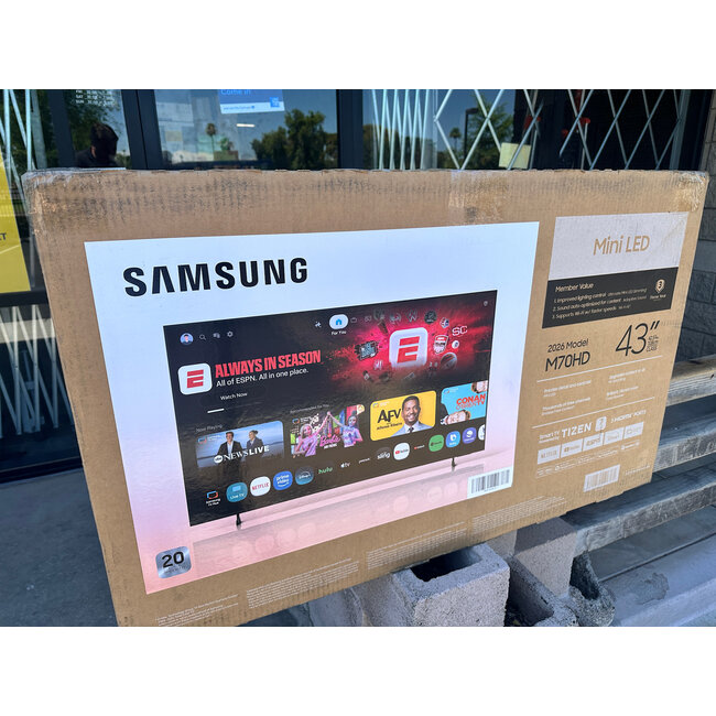 Samsung 43" Samsung 4K Mini LED HDR Smart UN43M70H