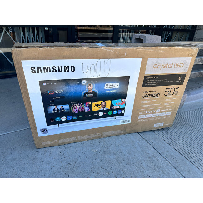 Samsung 50" Samsung 4K LED HDR Smart UN50U8000HDXZA