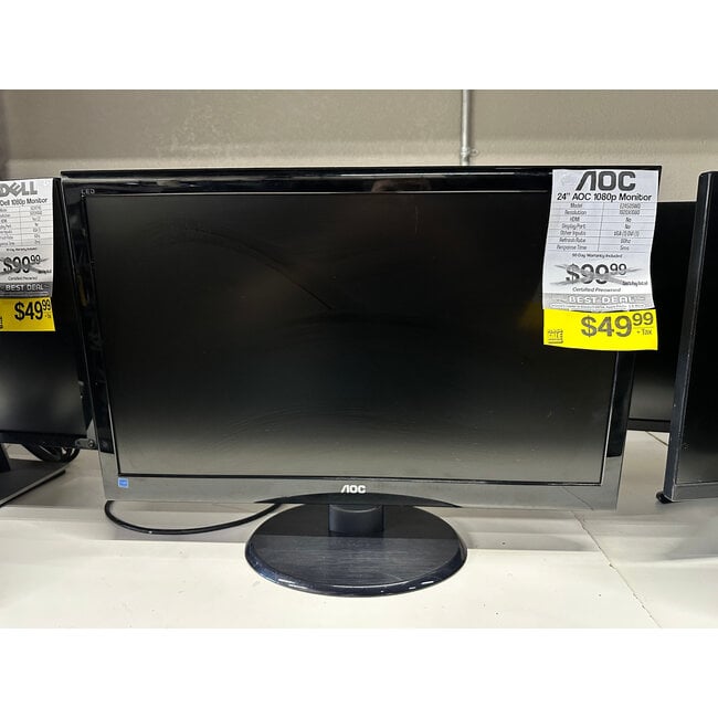 24" Dell 1080p Monitor SE2417HG