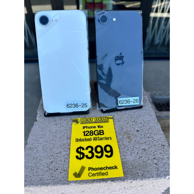 Apple Apple iPhone 16e Unlocked 128GB (Various Colors)
