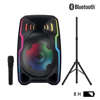 ION Audio Total PA Apex Battery-Powered PA Speaker with Wireless Microphone and Dynamic Lights