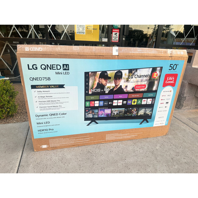 LG 50" LG 4K Mini LED HDR Smart 50QNED75BAA