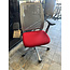 Steelcase Amia Air High End Ergonomic Office Chair Platinum Solid Frame, Scarlet Red Color