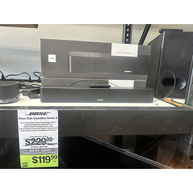 bose Bose Solo Soundbar Series II