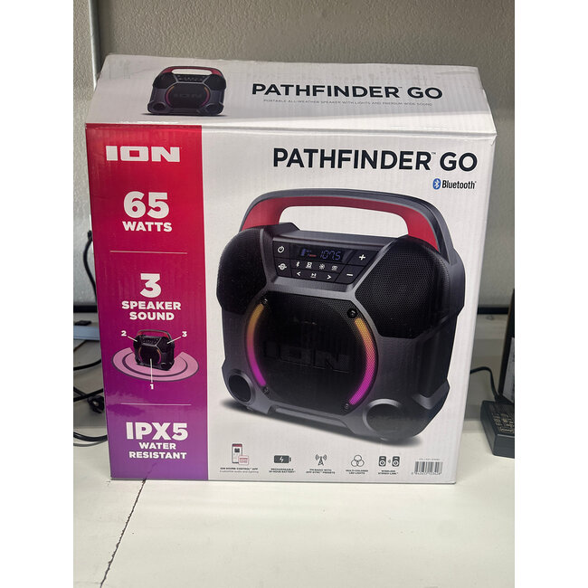 ION Audio Pathfinder Go All Weather Portable Bluetooth Speaker