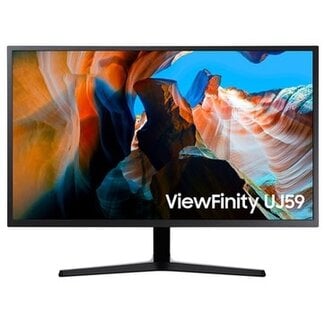 Samsung 32" Samsung ViewFinity UJ59 4K UHD LED VA Monitor with AMD FreeSync, 4ms, 60Hz, HDMI/DisplayPort - Dark Gray/Blue  LU32J59DUQNXZA
