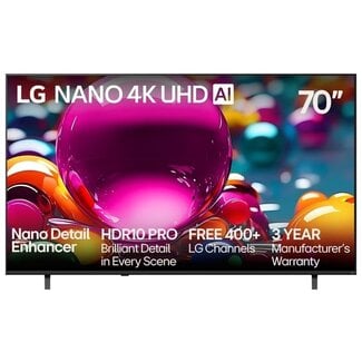 LG 70" LG 4K LED HDR Smart 70NU850BAUD
