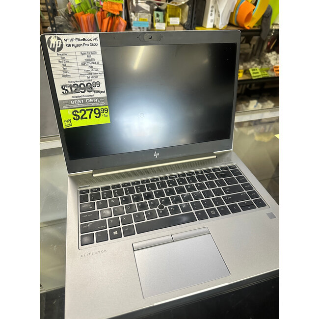 HP 14" HP ELITEBOOK 745 G6 Laptop Windows PC RYZEN 5 PRO 3500U 16GB Ram 256GB SSD