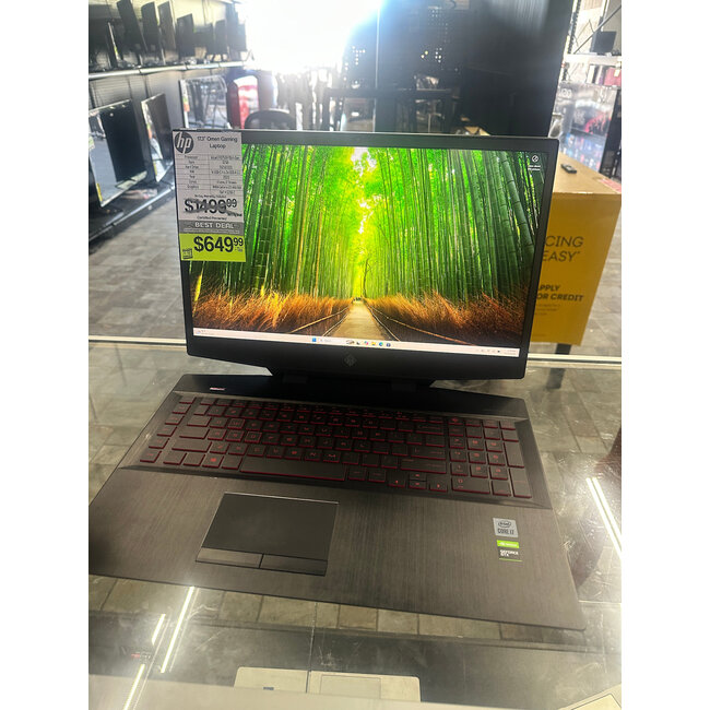 HP 17.3" HP Omen Gaming Laptop Windows PC i7 10750H GTX 1660 32GB Ram 512GB SSD