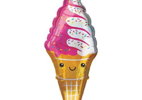 41" Ice Cream Party Supershape Mylar Balloon