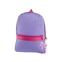 Personalized Seersucker Small Backpack