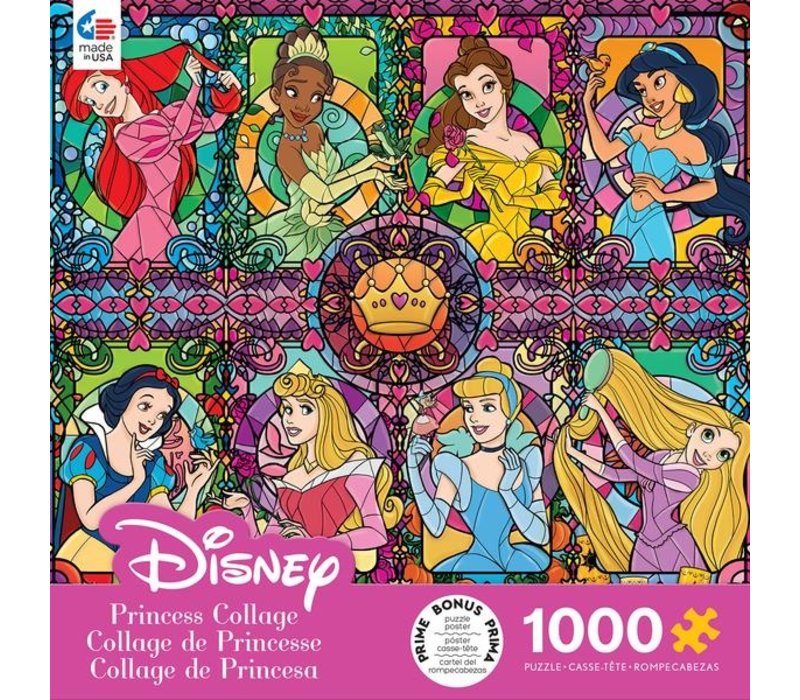 Disney Fine Art 1000 Piece Puzzle -  Princess Collage
