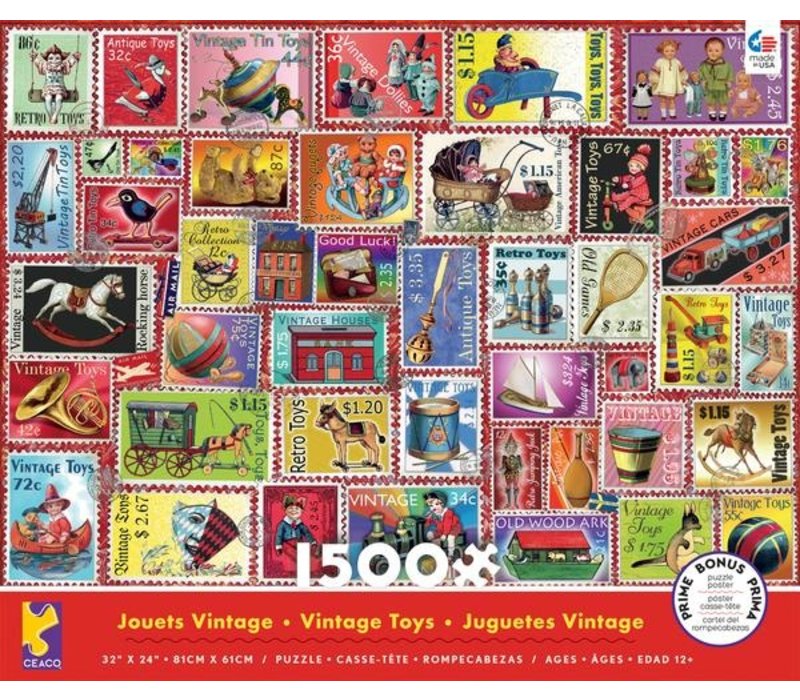 Vintage Toys 1500 Pc Puzzle Gumdrop Lane Inc Vintage Toys 1500 Pc Puzzle Gumdrop Lane Inc