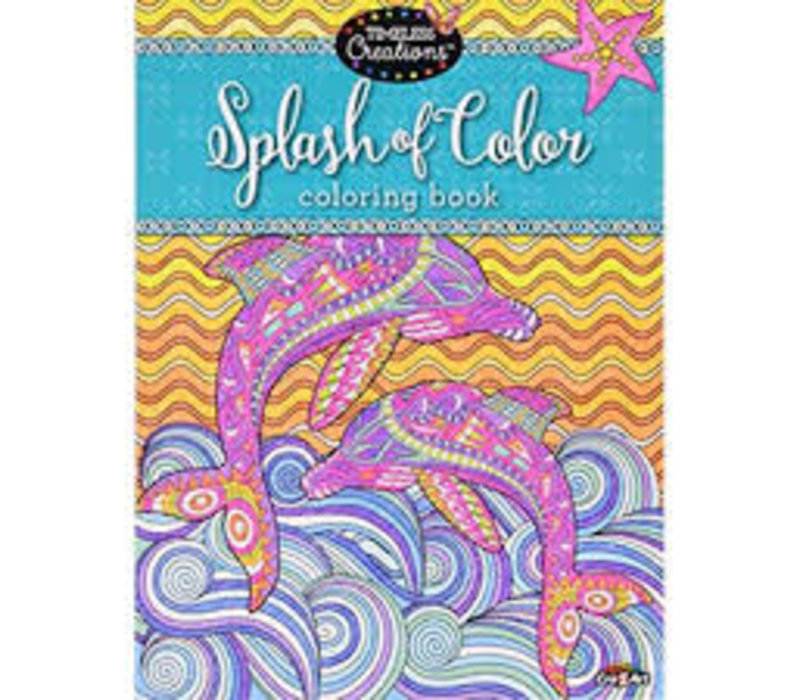 Splash of Color: A Watercolor Coloring Book for Creatives of All Ages