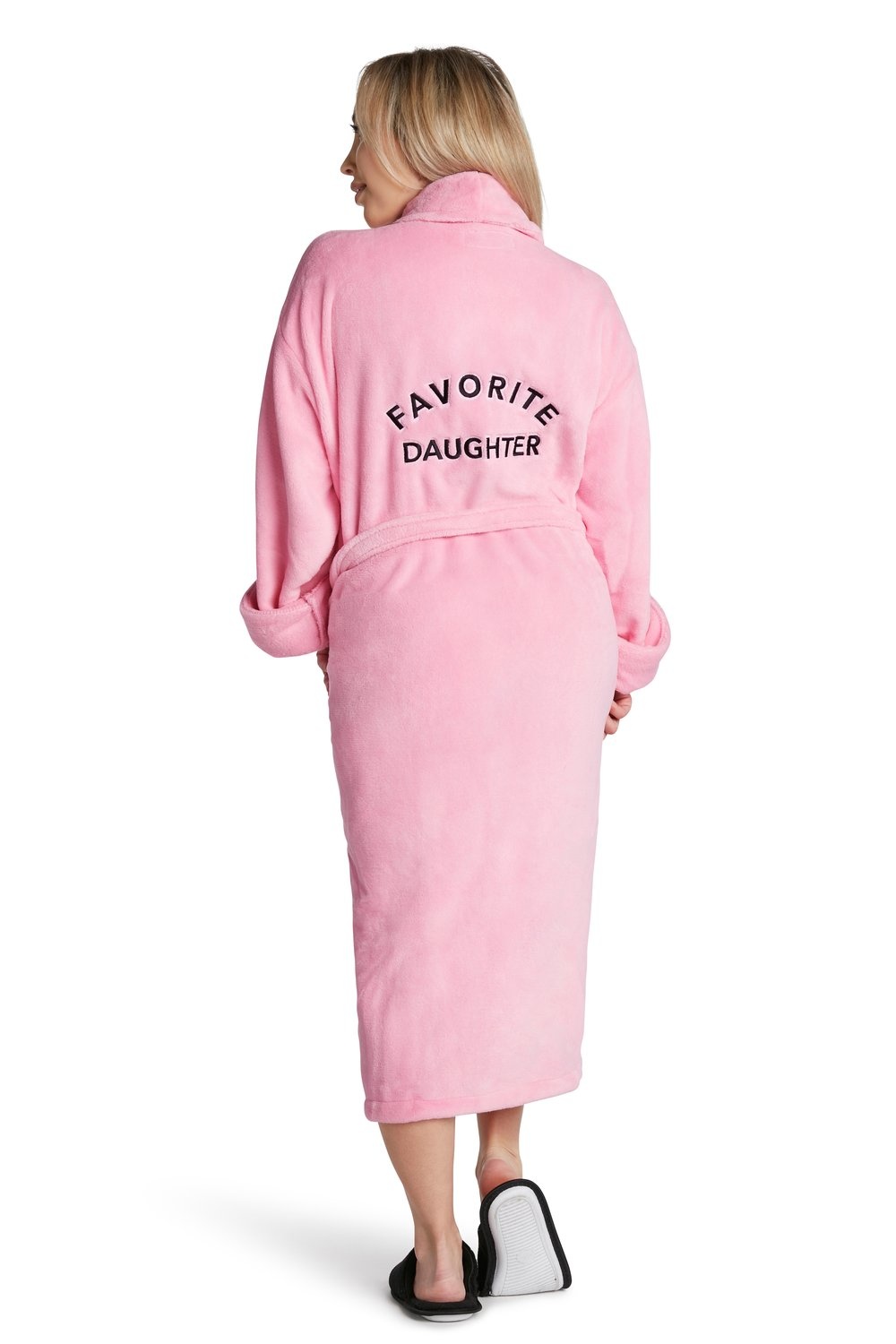 Favorite Daughter Lightweight Robe-Pink - Gumdrop Lane Inc
