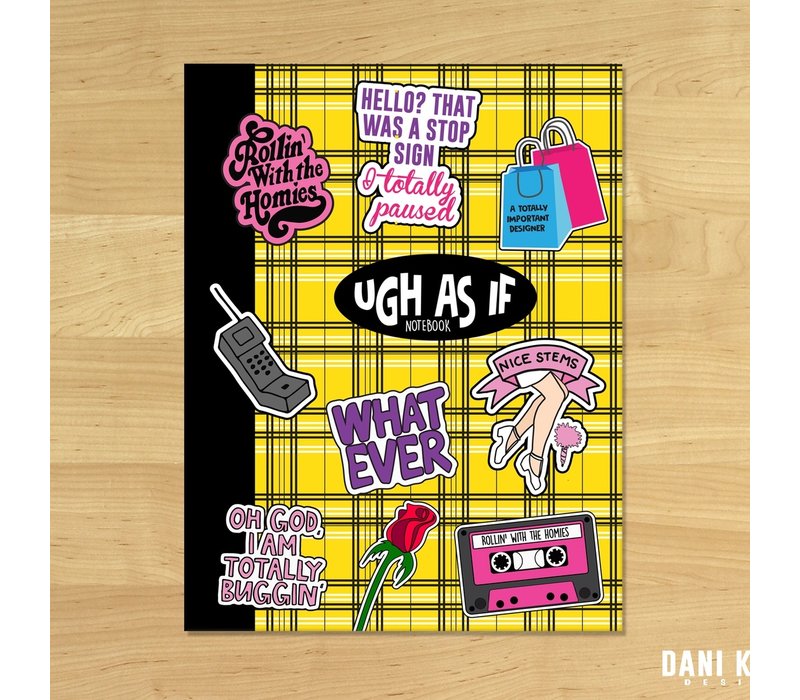 Ugh As If Coloring Book ( Clueless Inspired)