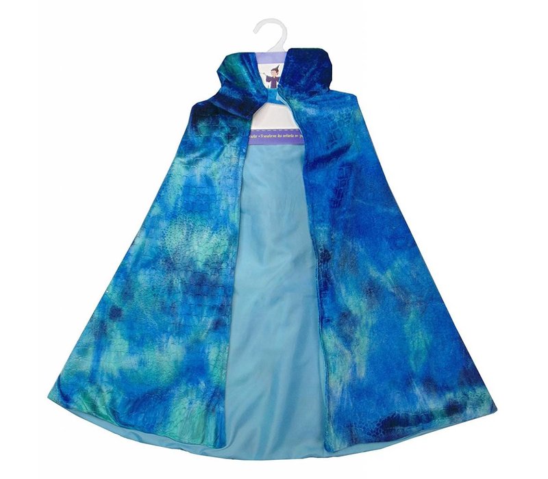 Pterodactyl Hooded Cape, Blue, 3-5