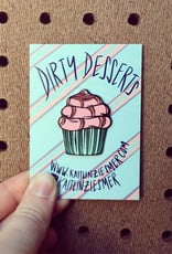 Kaitlin Ziesmer Dirty Desserts Enamel Pins by Kaitlin Ziesmer
