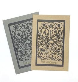 Sooth Stitcher Major Arcana Tarot Card Mini Prints by Anne Luben