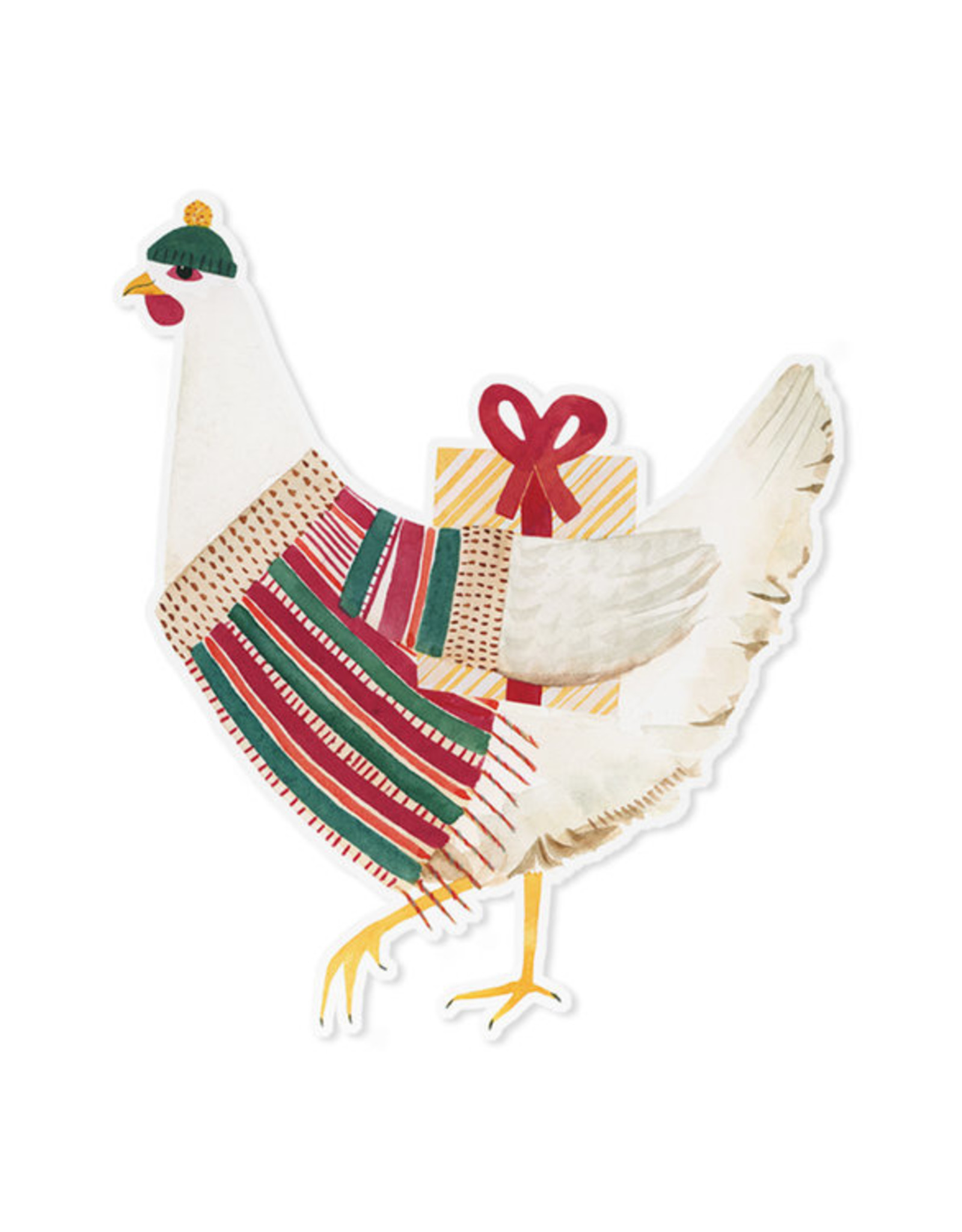 May We Fly Holiday Hen Magnet