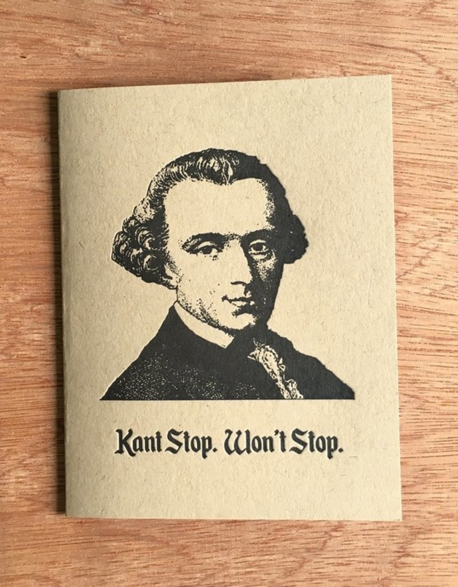 Guttersnipe Press Kant Stop Won't Stop Card