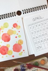 Inkello Draw-Your-Own Monthly Hanging Calendar